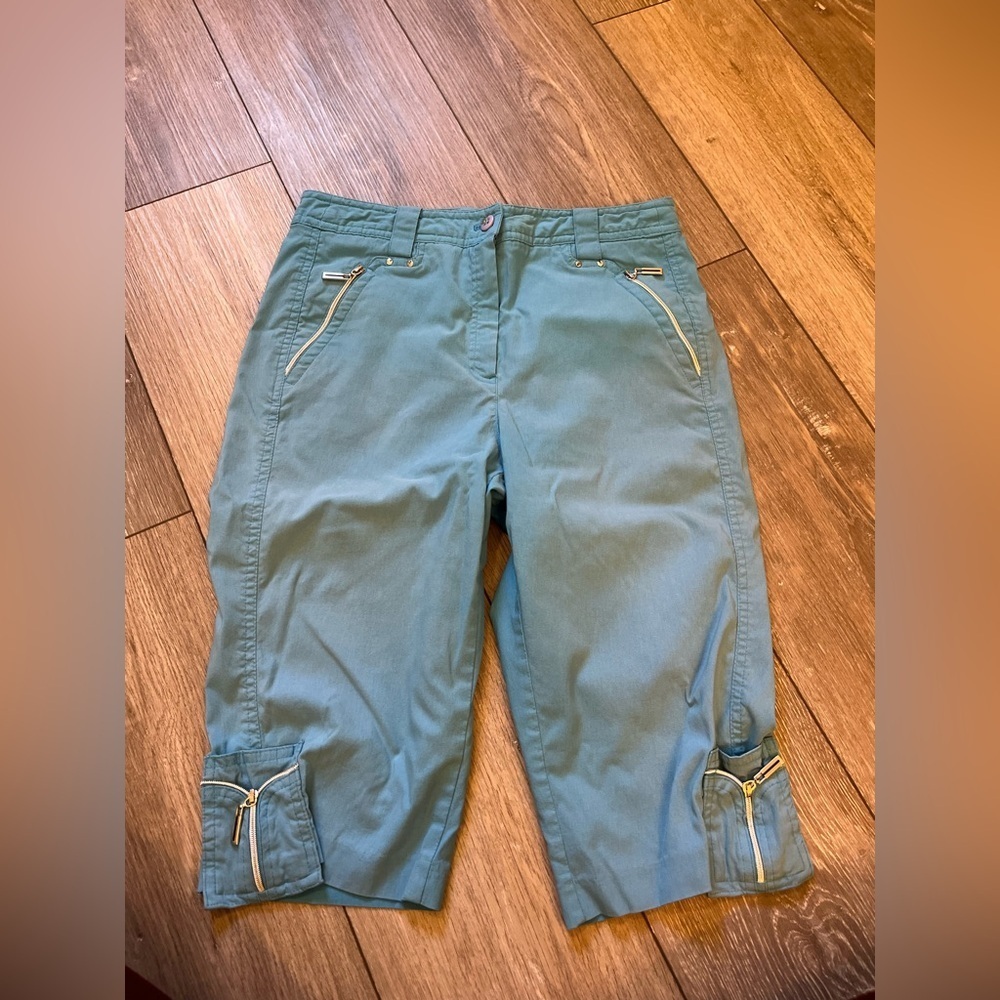 Jamie Sadock Blue Golf Cropped Pants Size 6